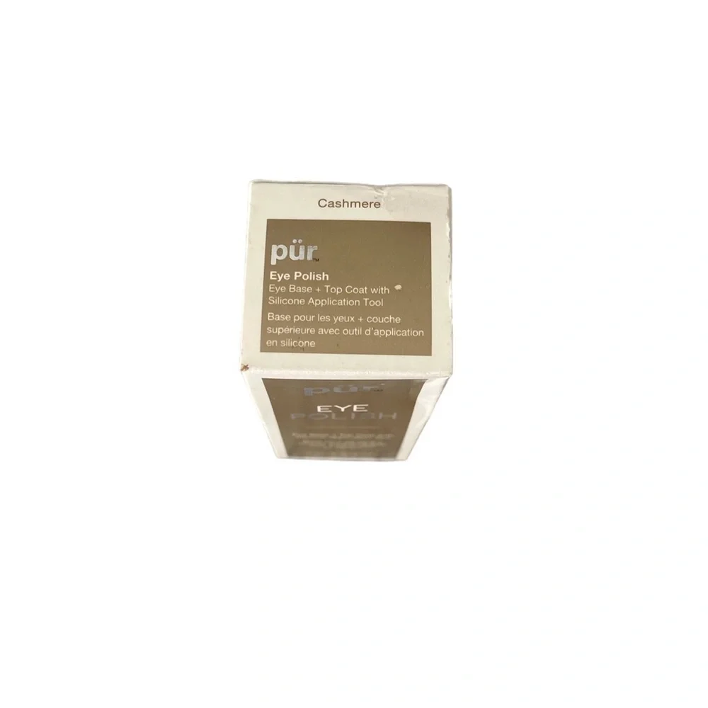 New PUR Eye Polish CASHMERE Eye Base + Top Coat with silicon application tool